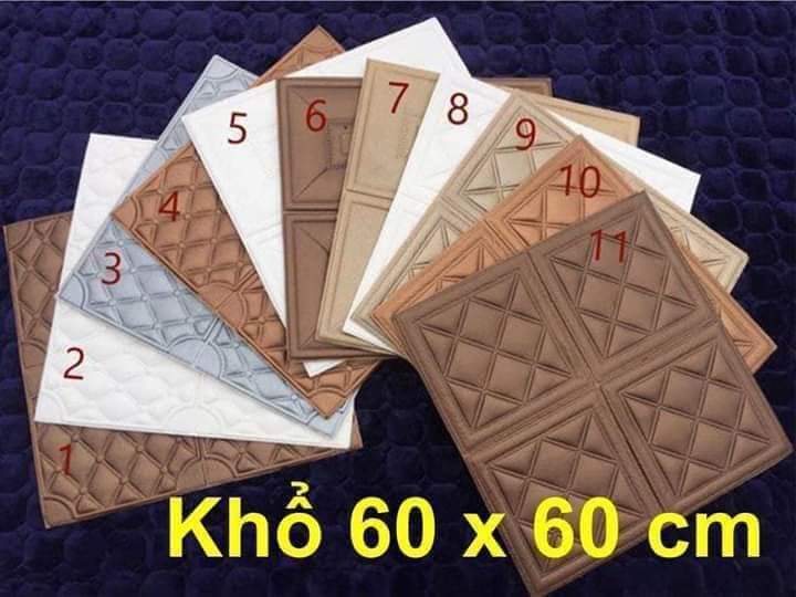 Xốp ốp tường giả da